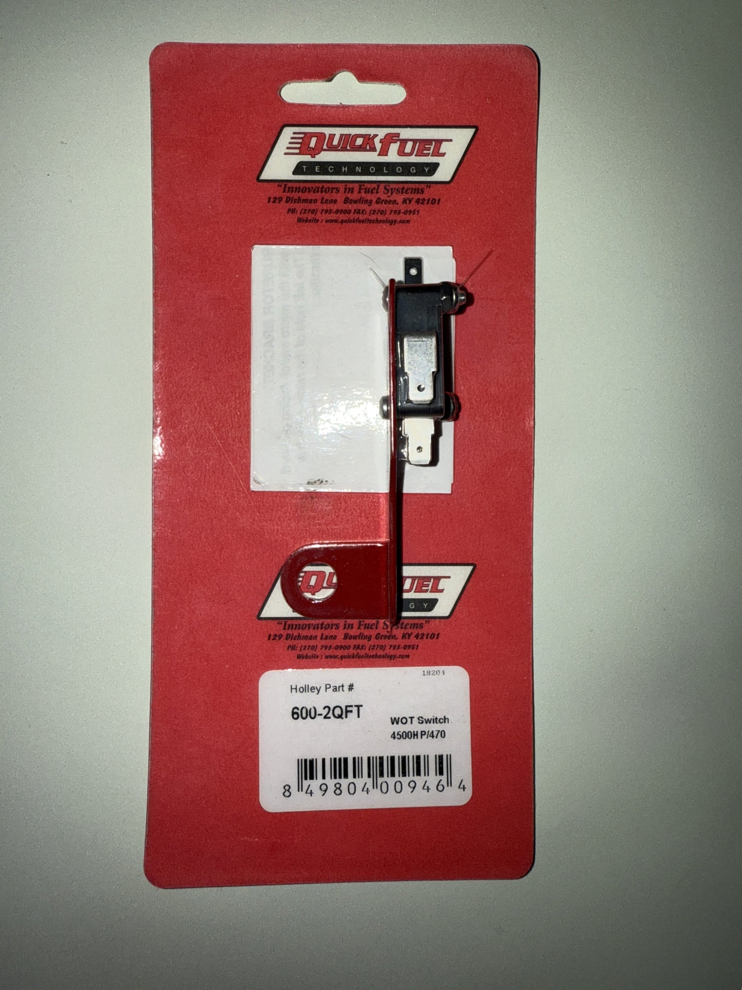 Quick Fuel WOT Switch