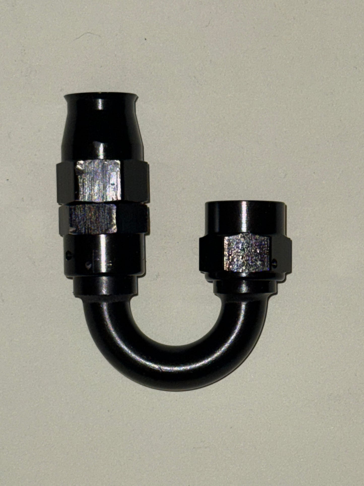 -8AN 180° Convoluted Reusable Hose End