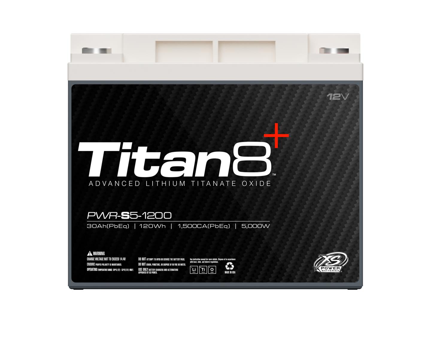 XS Power Titan8 Lithium Batteries PWR-S5-1200
