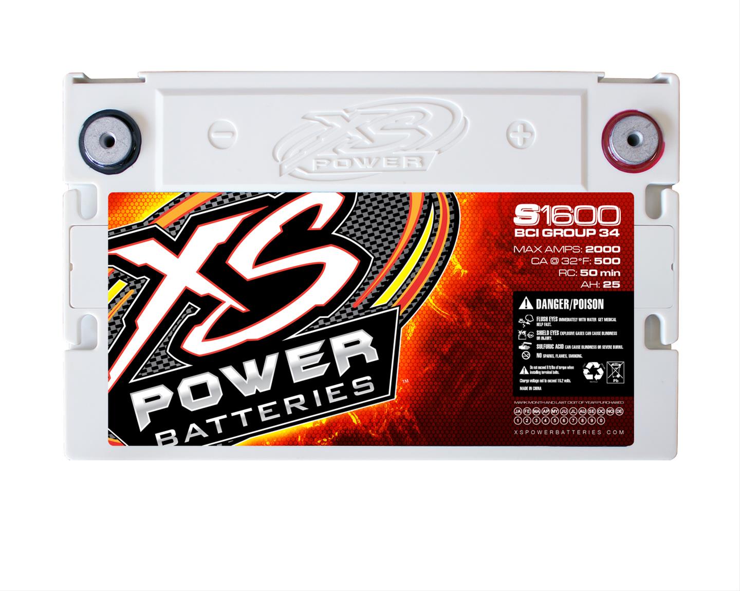 XS Power AGM Batteries S1600