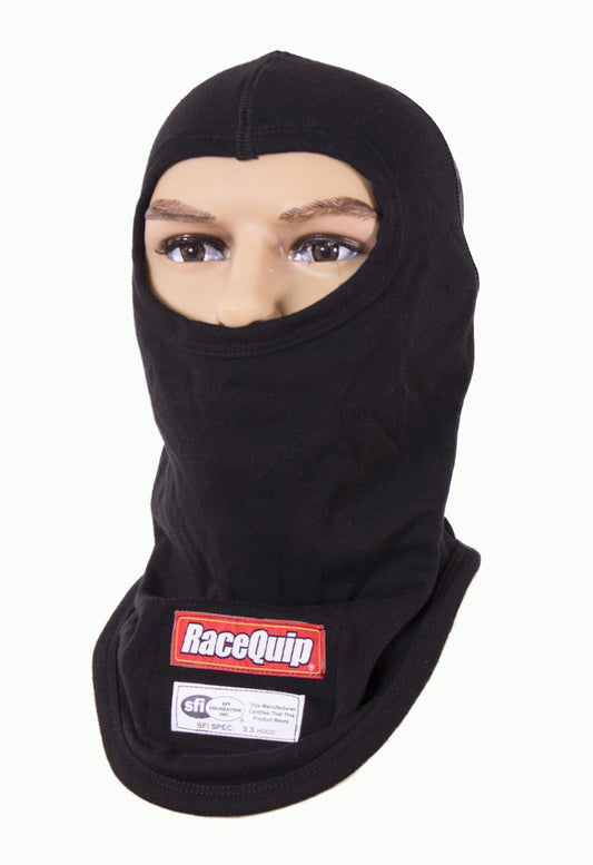 RaceQuip Head Sock, Single Eyehole Opening, Two Layers, Aramid/Cotton,SFI 3.3