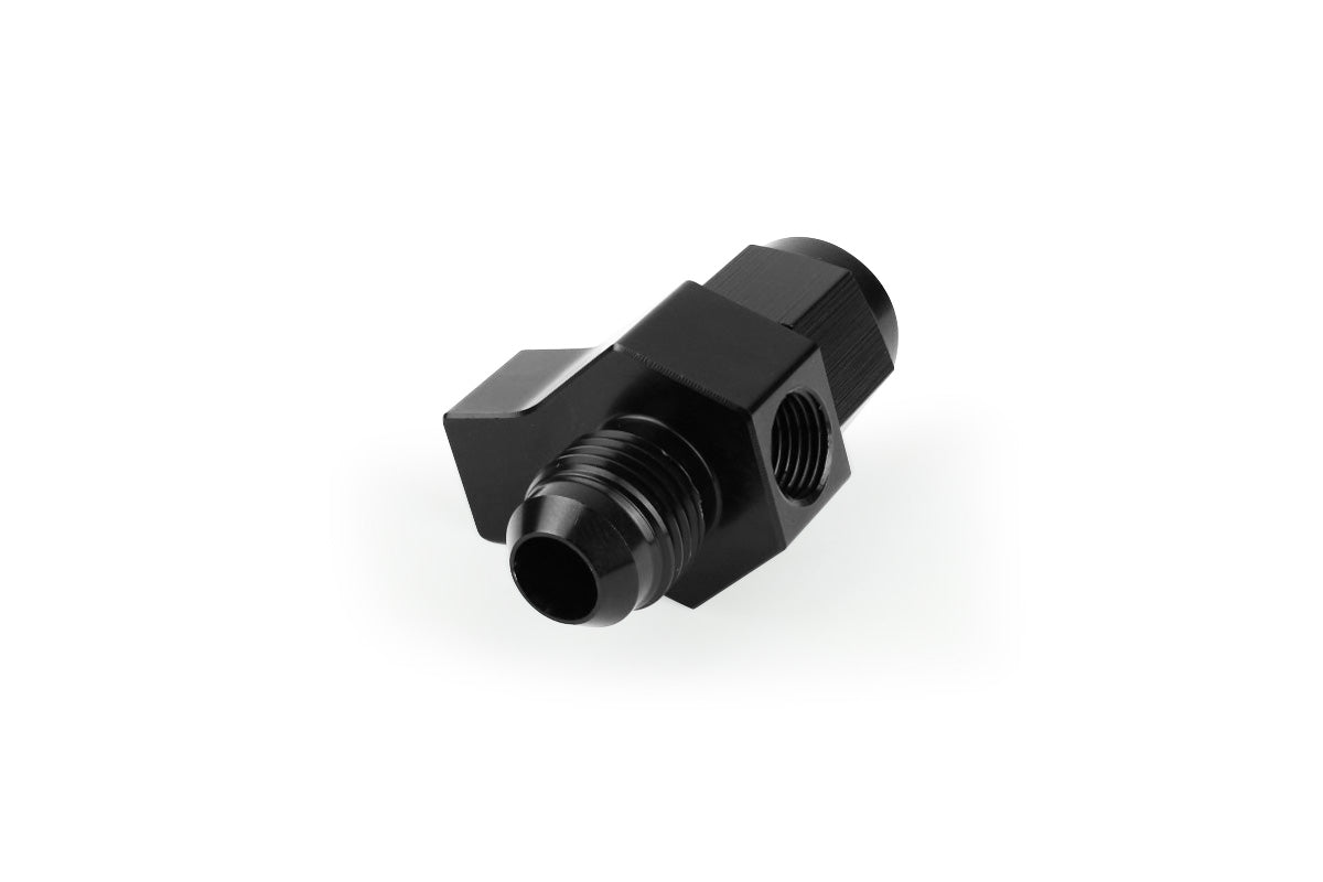 AN Male Flare to AN Female w/ Dual NPT Female Sensor Ports