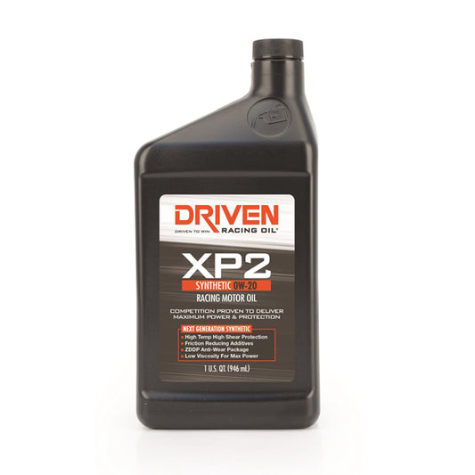 Driven Racing Oil XP2 RACING SYNTHETIC 0W-20 QUART
