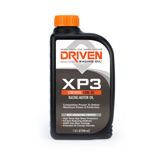 Driven Racing Oil XP3 RACING SYNTHETIC 10W-30 QUART