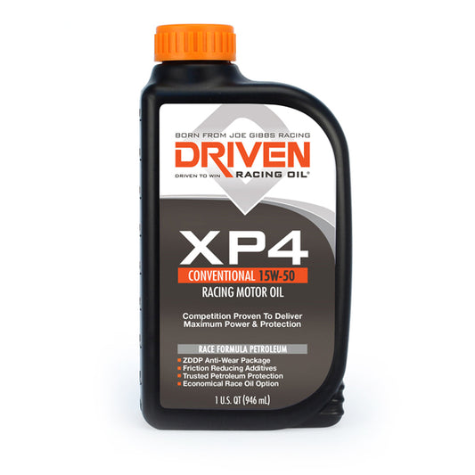 Driven Racing Oil XP4 RACE CONVENTIONAL 15W-50 QUART