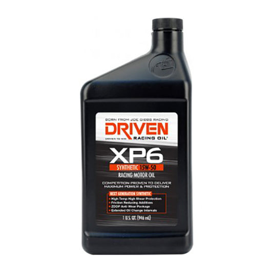 Driven Racing Oil XP6 RACING SYNTHETIC 15W-50 QUART