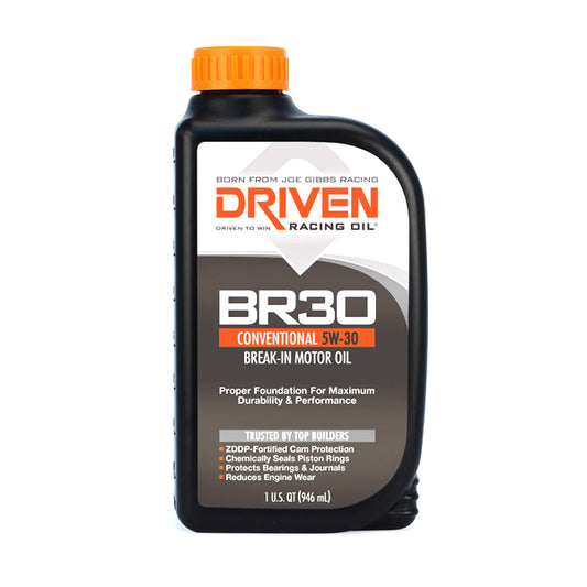 Driven Racing Oil BR30 BREAK-IN OIL CONVENTIONAL 5W-30 QUART