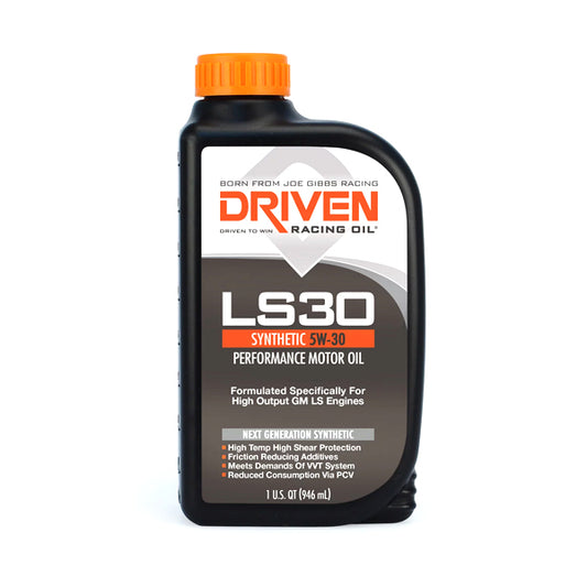 Driven Racing Oil LS30 - HIGH ZINC SYNTHETIC 5W-30 QUART