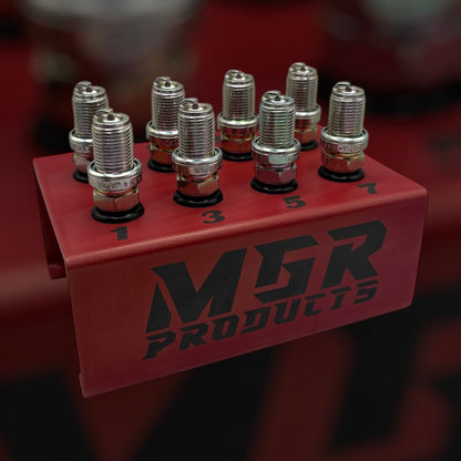 Anodized Spark Plug Holder - LAST REMAINING