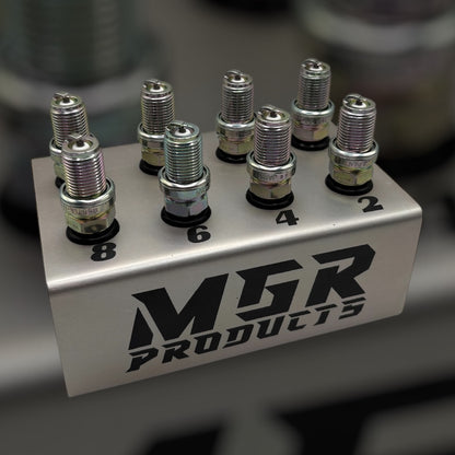 Anodized Spark Plug Holder - LAST REMAINING