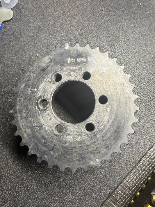 35 Tooth 14mm Pulley