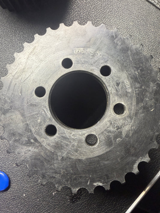 35 Tooth HTD 14mm Pulley