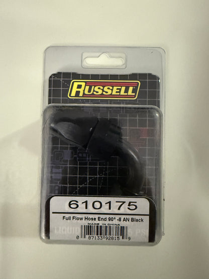 -8AN 90° Full Flow Hose End