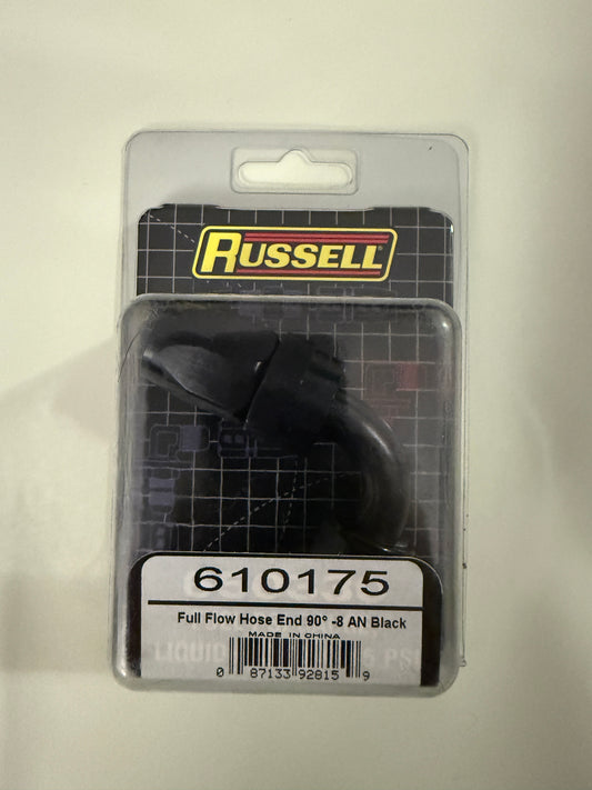 -8AN 90° Full Flow Hose End