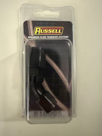 Russell -6AN 45° Hose End