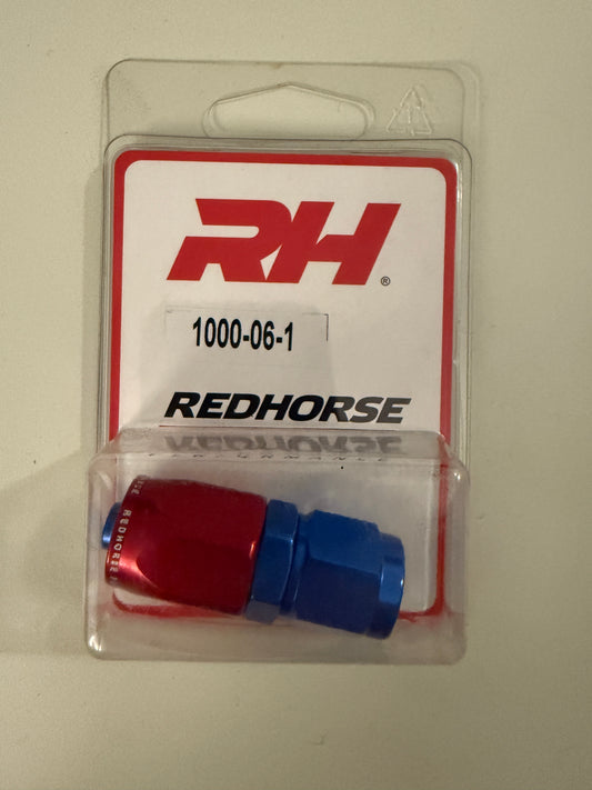 RedHorse -6AN Straight Hose End