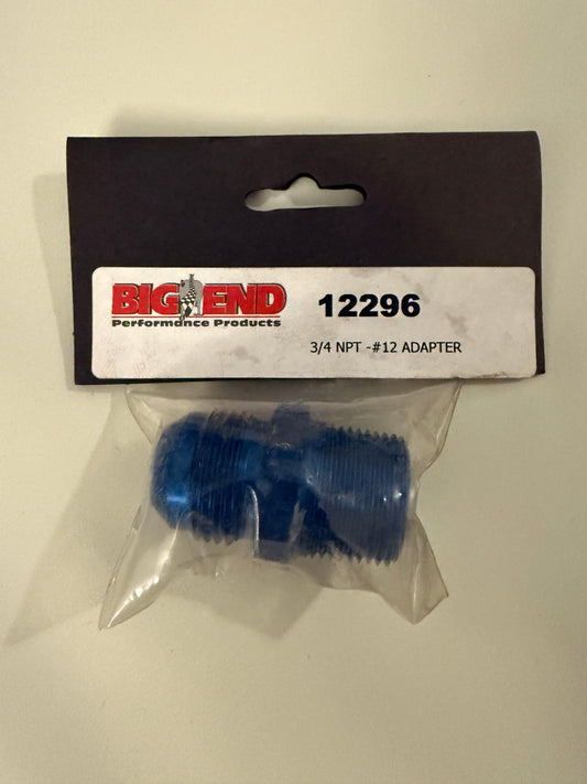 3/4 Inch NPT -12AN Adapter
