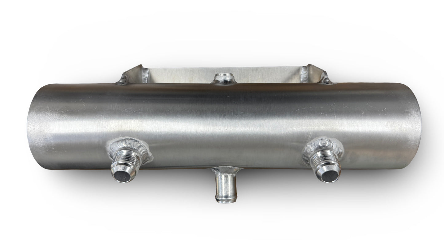 Dragster Rear Radiator Mounted Puke Tank