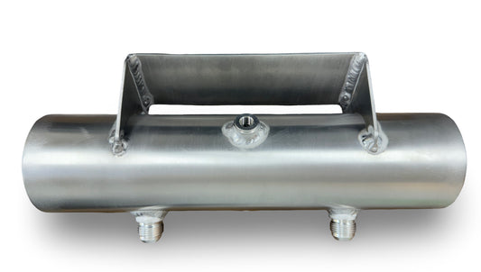 Dragster Rear Radiator Mounted Puke Tank