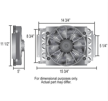 Derale Electra-Cool Remote Fluid Coolers 13700