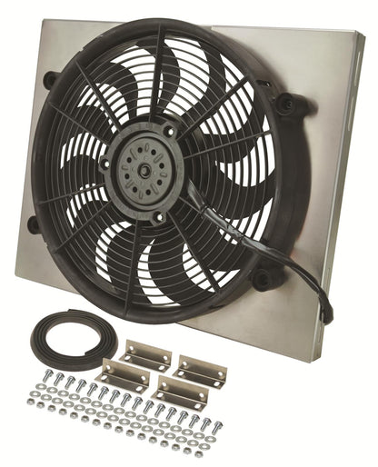 Derale High-Output Single RAD Fan and Shroud Kits 16823