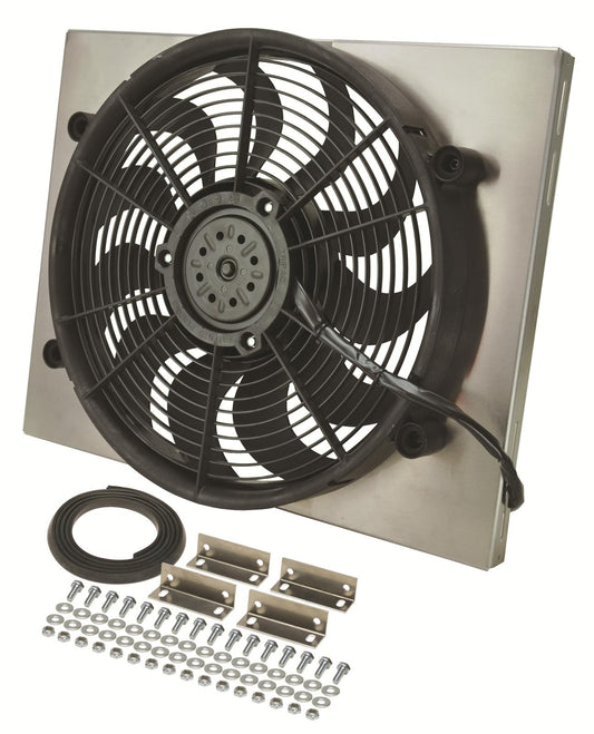 Derale High-Output Single RAD Fan and Shroud Kits 16823