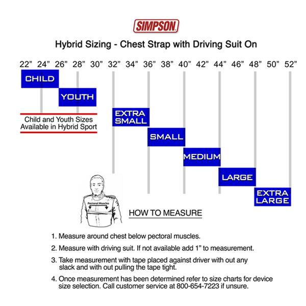 Simpson Hybrid Sport Restraints YOUTH