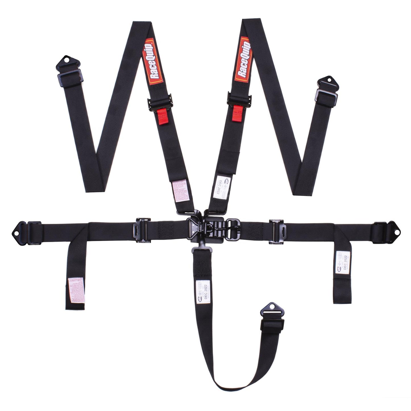 RaceQuip 2 in. Small Buckle Latch & Link Pro 5-Point Auto Racing Harnesses