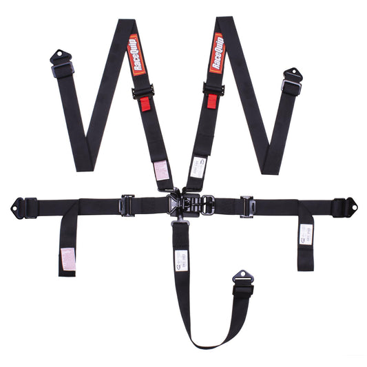 RaceQuip 2 in. Small Buckle Latch & Link Pro 5-Point Auto Racing Harnesses